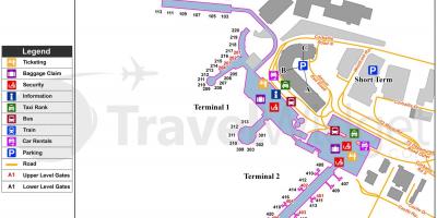 Dublin airport parkovisko mapu