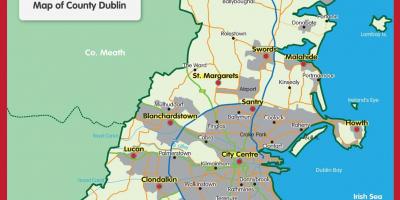 Mapu Dublin kraj